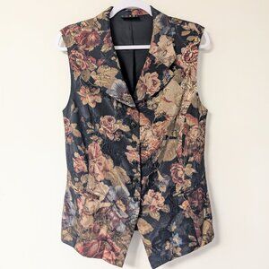 Tuzzi Vintage Floral jacqurd vest